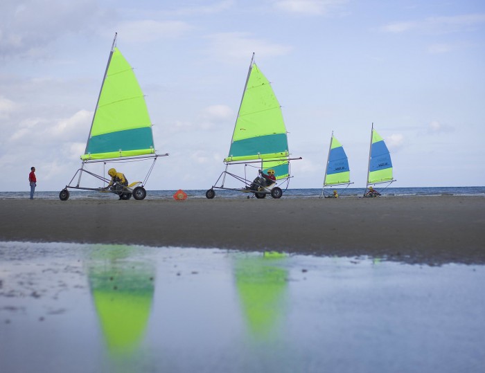 Sand yachting a De Panne - foto Visit Flanders