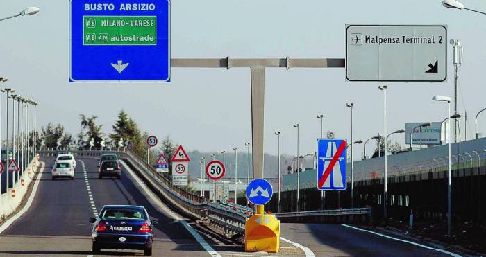 Accesso autostradale a Malpensa
