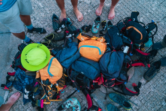 Zaini a terra, il Sentiero Italia è terminato - foto Sara Furlanetto