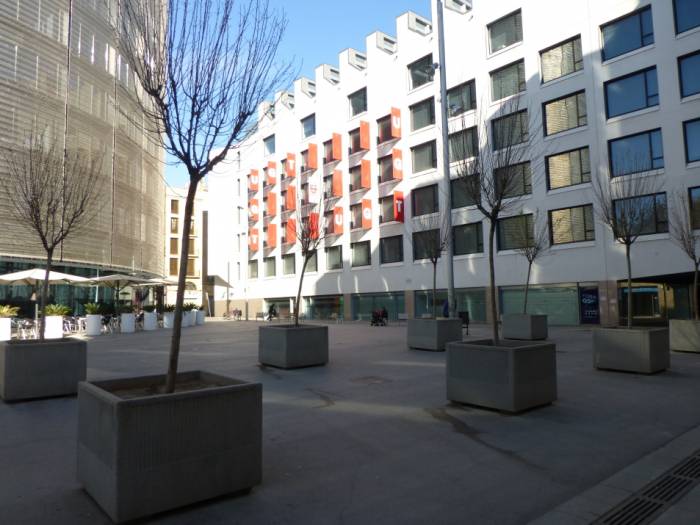 La piazza che la città di Barcellona ha dedicato a Montalban La piazza che la città di Barcellona ha dedicato a Montalban
