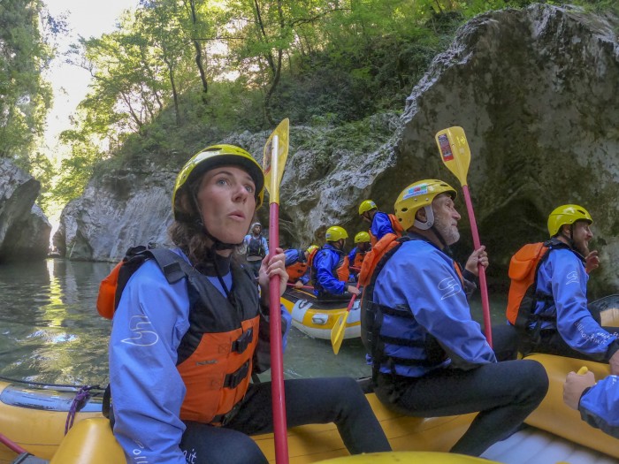 Rafting nelle gole del fiume Lao, Pollino calabro - foto Andrea Buonopane