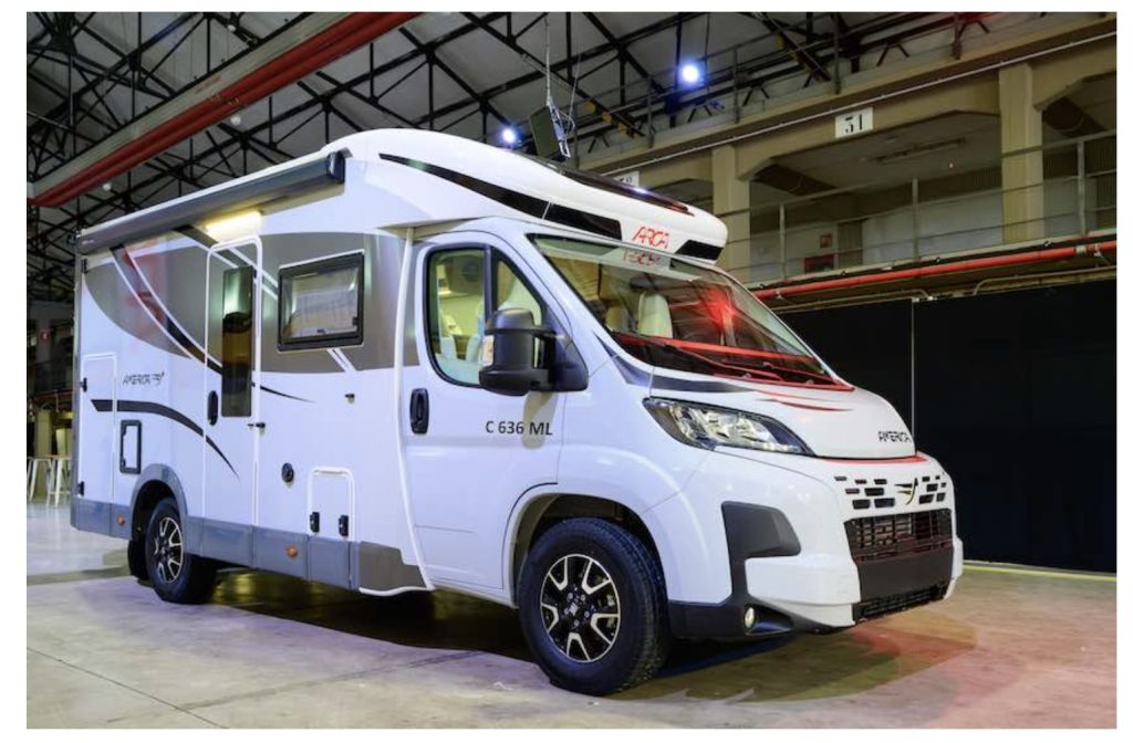 Un camper profilato Arca America
