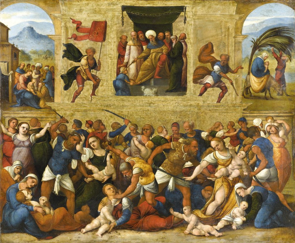 Strage degli Innocenti, Ludovico Mazzolino, 1528