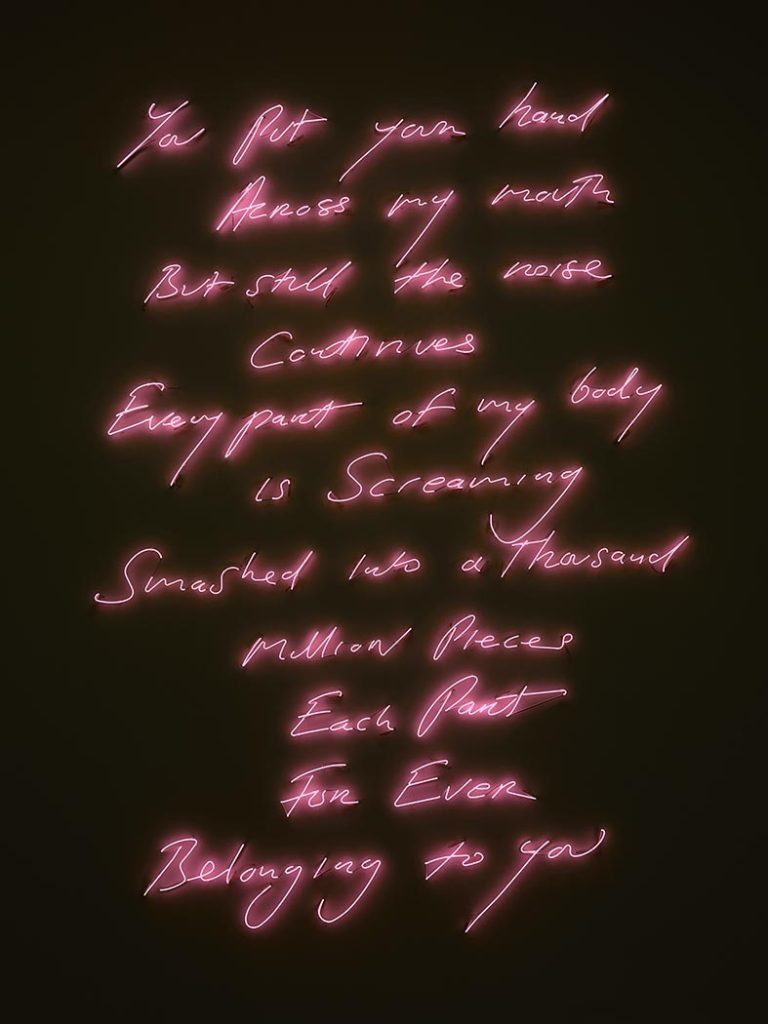 Tracey Emin, Love Poem for CF, 2007