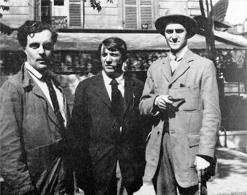 Modigliani, Picasso and André Salmon
