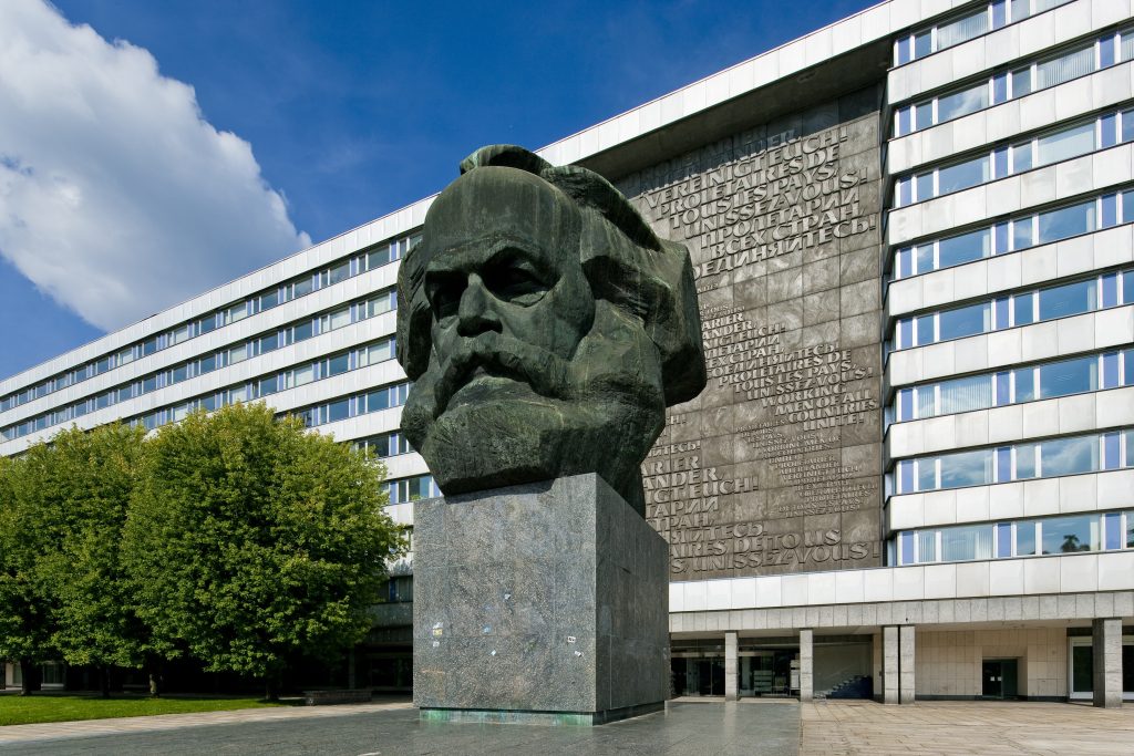 La testa di Karl Marx, Chemnitz - foto © Sylvio Dittrich