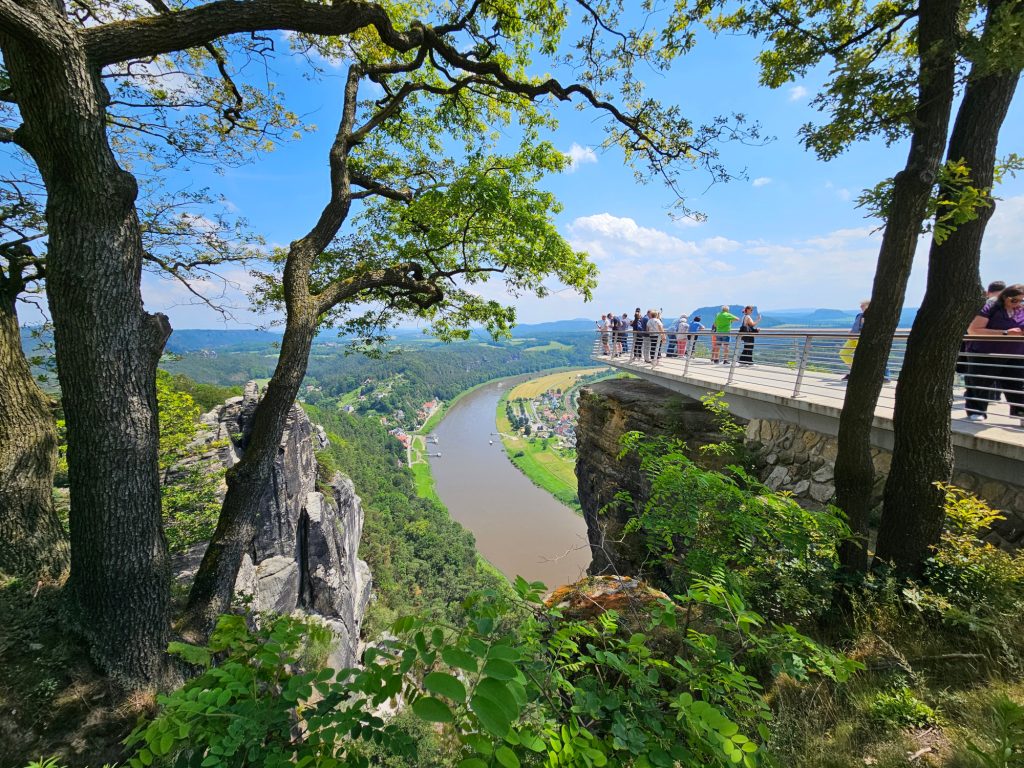 Il belvedere di Bastei, nella Svizzera Sassone - foto Roberto Copello