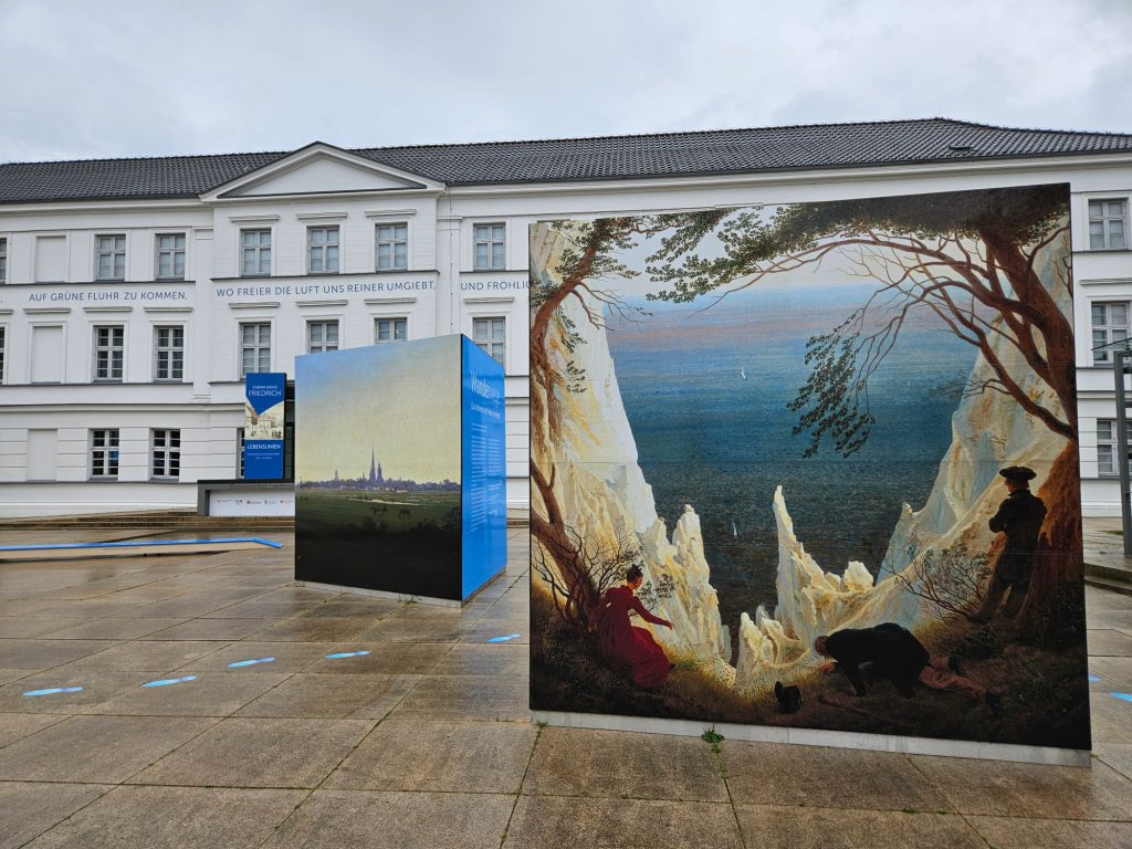 Il Museo di Pomerania a Greifswald attende uno dei più famosi dipinti di Friedrich - foto Roberto Copello