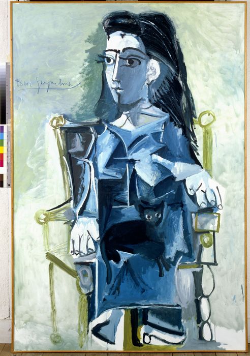 Jacqueline assise dans un fauteuil, 1964 Pablo Picasso
