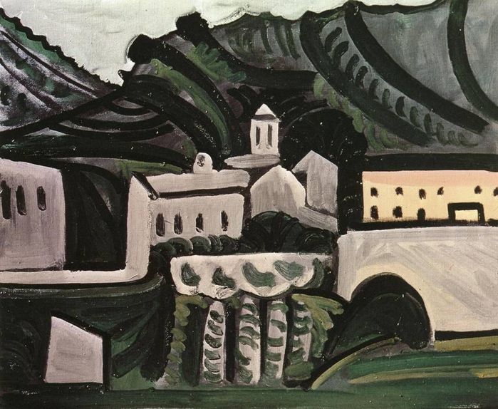 Pablo Picasso, Il villaggio di Vauvenargues II, 1959.