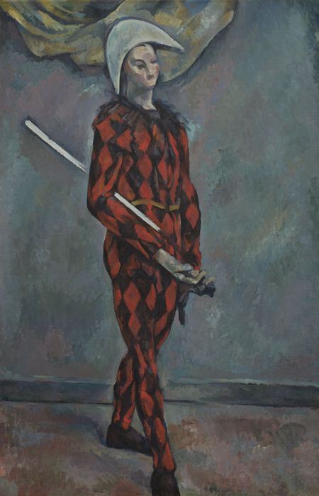 Arlequin, 1888-1890 Paul Cézanne