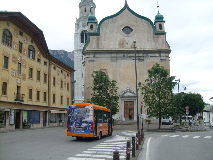 La chiesa parrocchiale di Cortina d'Ampezzo