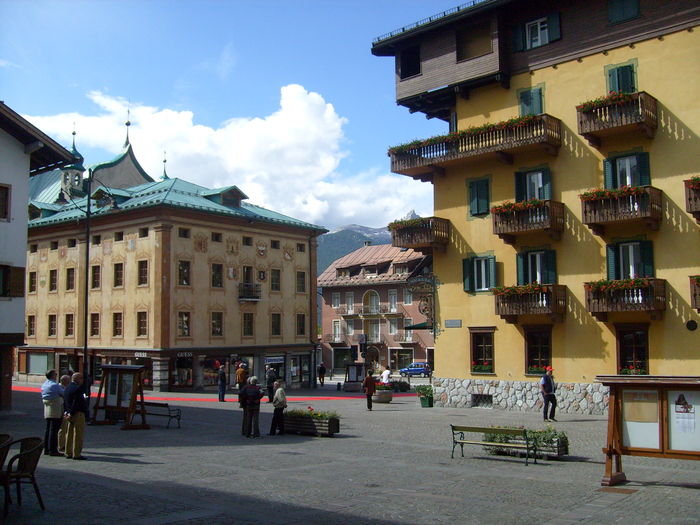 Il centro storico di Cortina