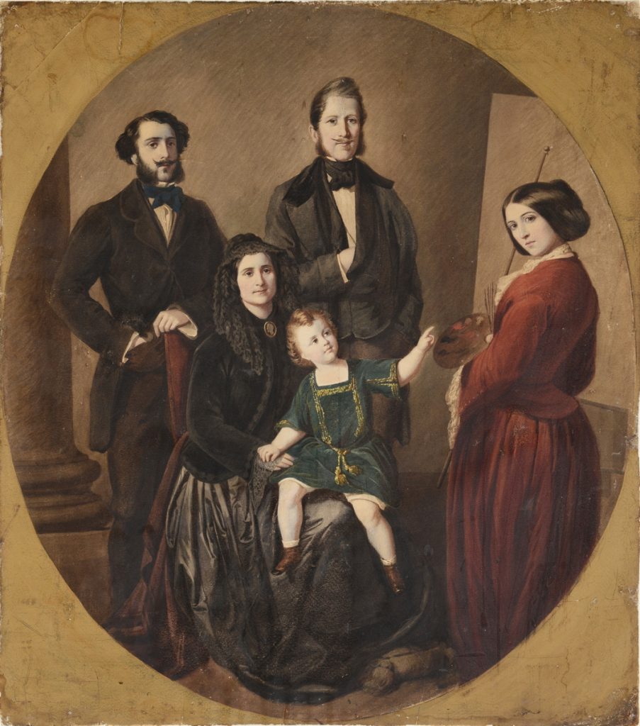 La famiglia Gaggiotti Richards, 1853, Emma Gaggiotti-Richards