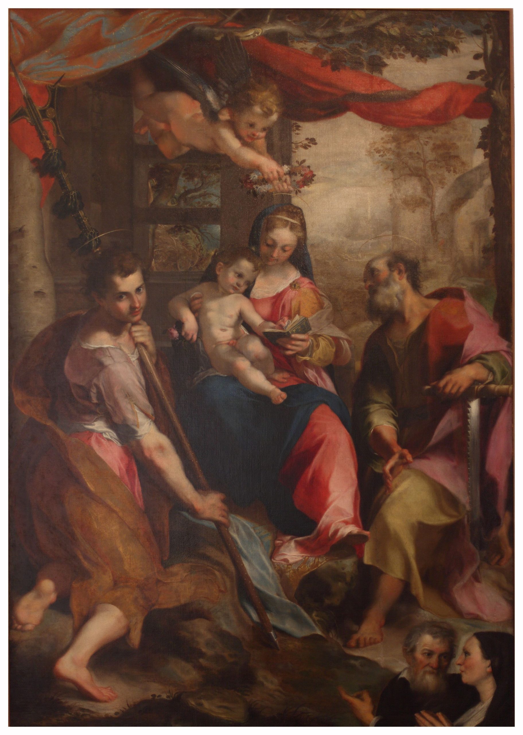 Federico Barocci, Madonna con bambino e santi (Urbino, GNDM)