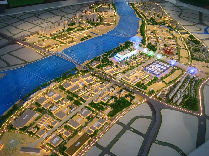 Il masterplan dell'Expo Shanghai 2010.