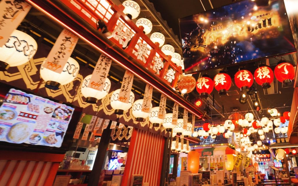 Kabuki Hall, food hall ispirato al tema dei tradizionali festival giapponesi