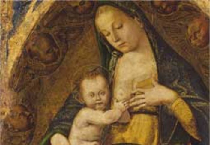 Luca Signorelli, Madonna con il Bambino (1482-85), dalla Pinacoiteca di Brera, MIlano.