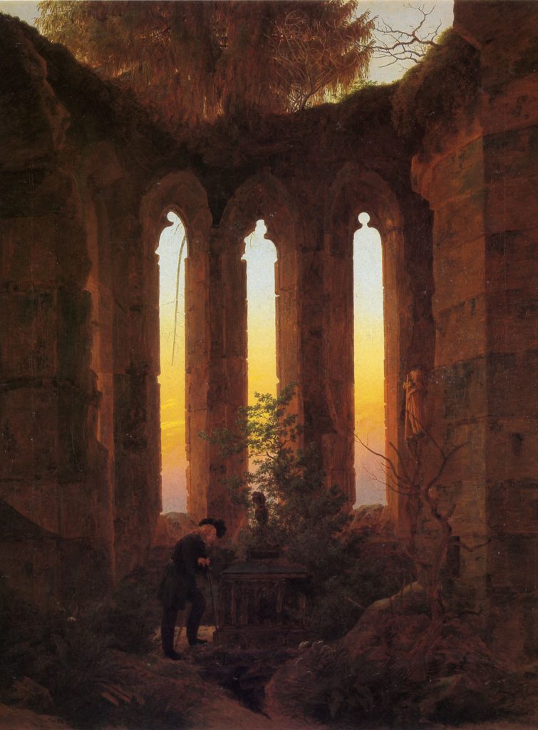 Caspar David Friedrich, La tomba di Hutten - foto Wikimedia Commons