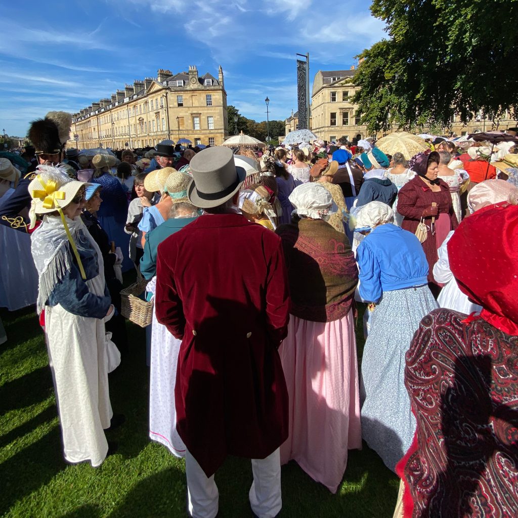 Persone in costume al Jane Austen Festival a Bath - foto F. Brunini