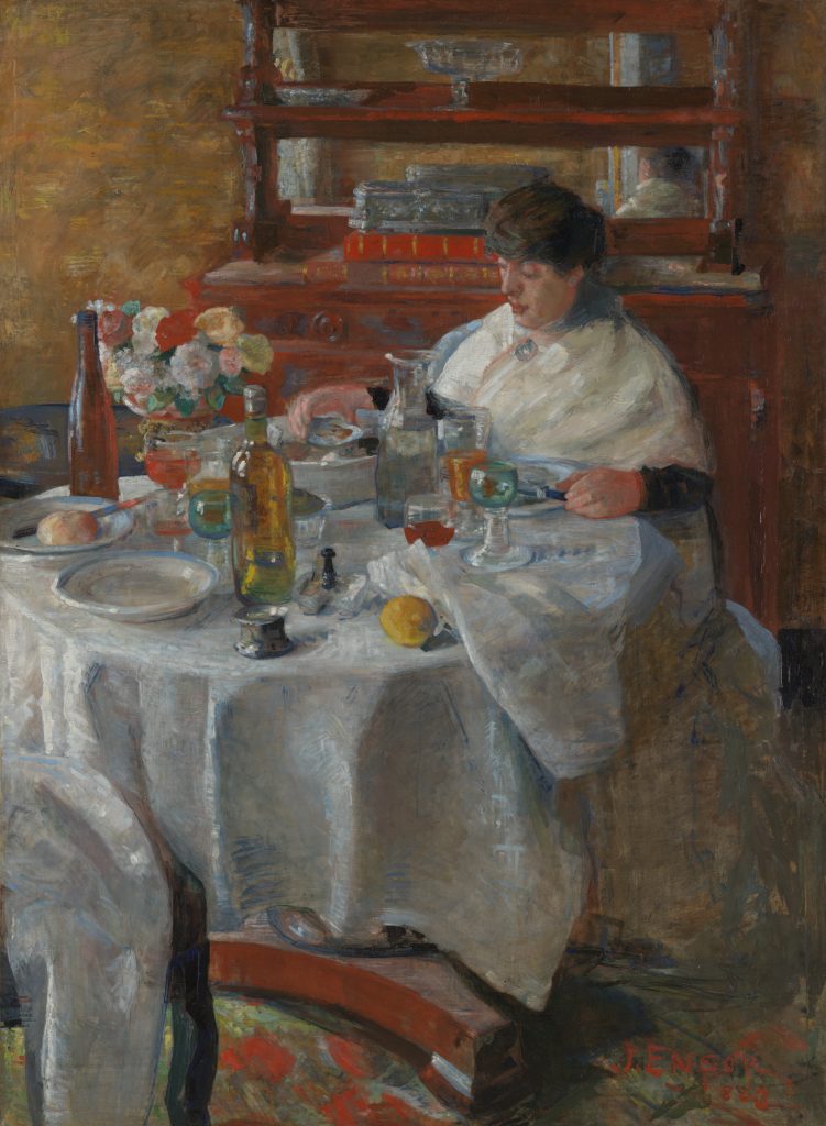 James Ensor, La mangiatrice di ostriche, Collection KMSKA - Flemish Community (CC0)