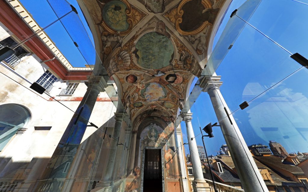 Musei di Strada Nuova, Palazzo Rosso, Loggia delle Rovine - Foto Fabio Bussalino per Comune di Genova