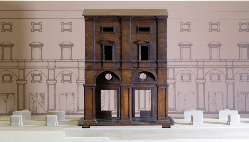 Un modellino realizzato da progetto del Vasari, courtesy Fondazione Guido d'Arezzo