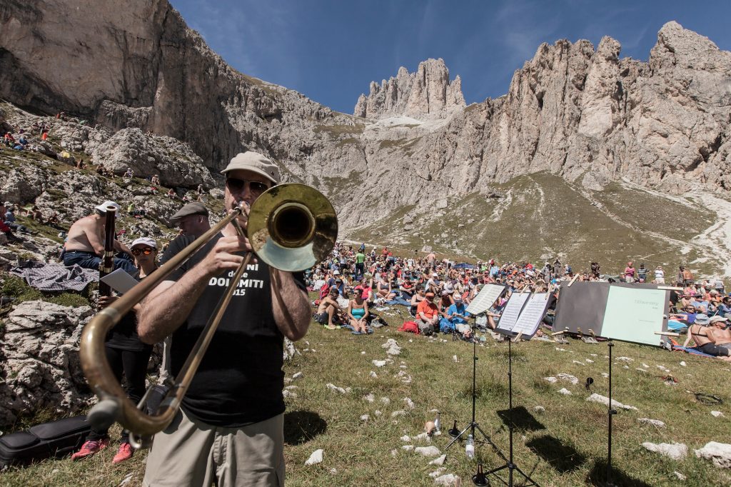 I Suoni delle Dolomiti - Catinaccio, Val di Fassa - foto Alberto Bernasconi/Trentino Marketing
