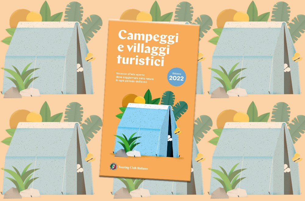 la copertina della guida campeggi e villaggi turistici