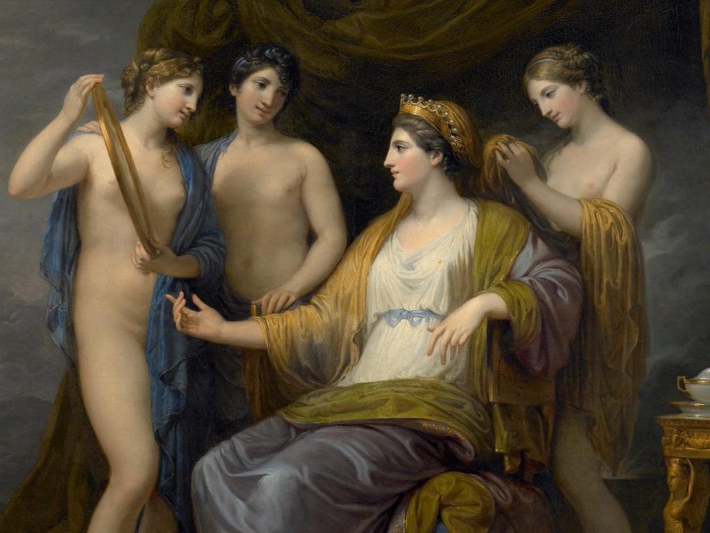 Andrea Appiani, Giunone assistita dalle Grazie (Toeletta di Giunone), 1810-1812 Pinacoteca Tosio Martinengo, Brescia. Courtesy Fondazione Brescia Musei.