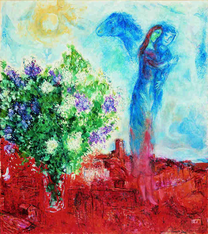 Marc Chagall, La coppia sopra Saint Paul