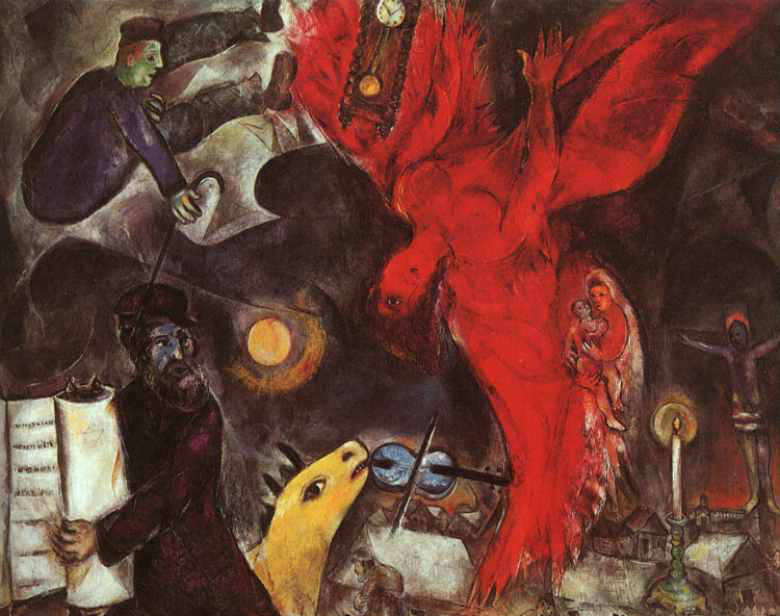Marc Chagall, La caduta dell'angelo