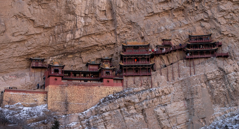 Cina, Tempio sospeso nello Shanxi