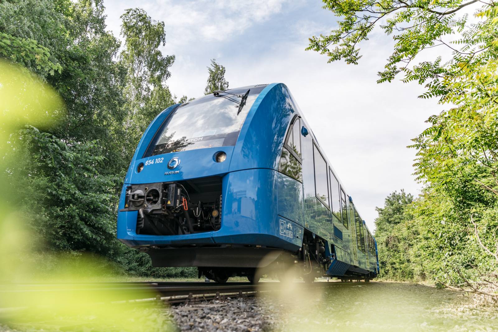 Il treno Alstom Coradia iLint alimentato a idrogeno.