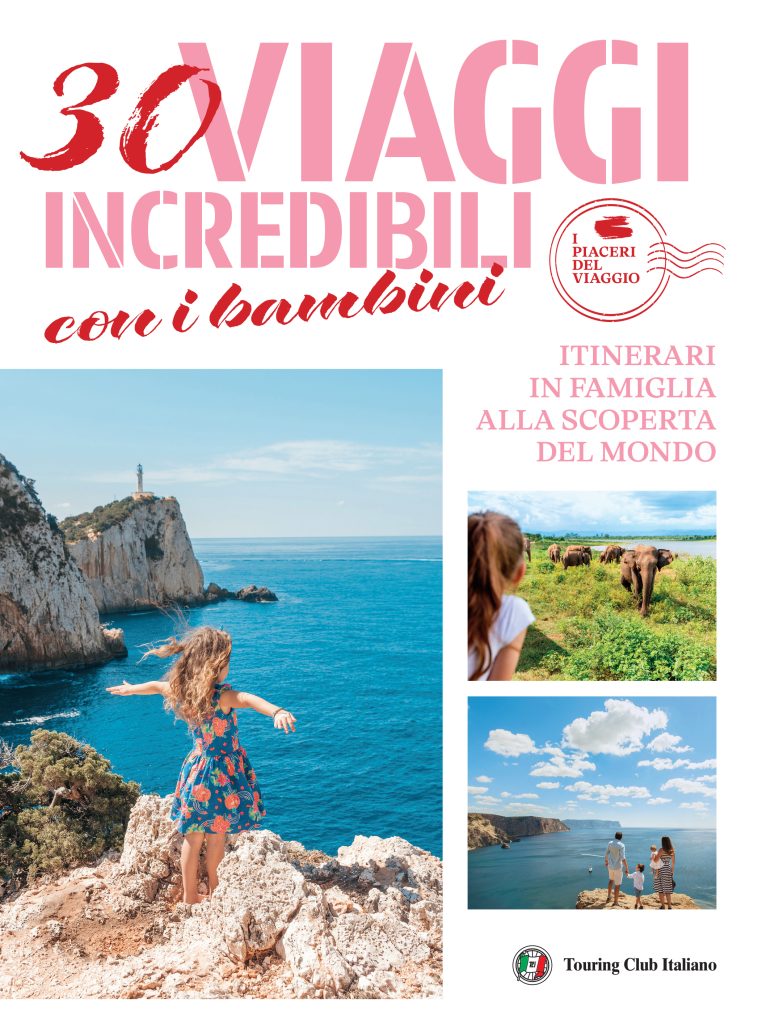 La copertina del volume 30 viaggi incredibili con i bambini