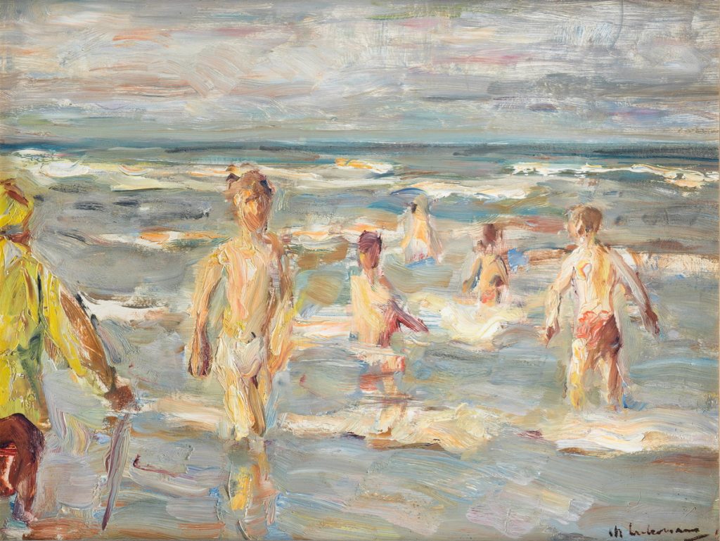 Ragazzi al bagno, 1899, Max Liebermann @Comune di Milano - tutti i diritti riservati - Galleria d'arte moderna, Milano