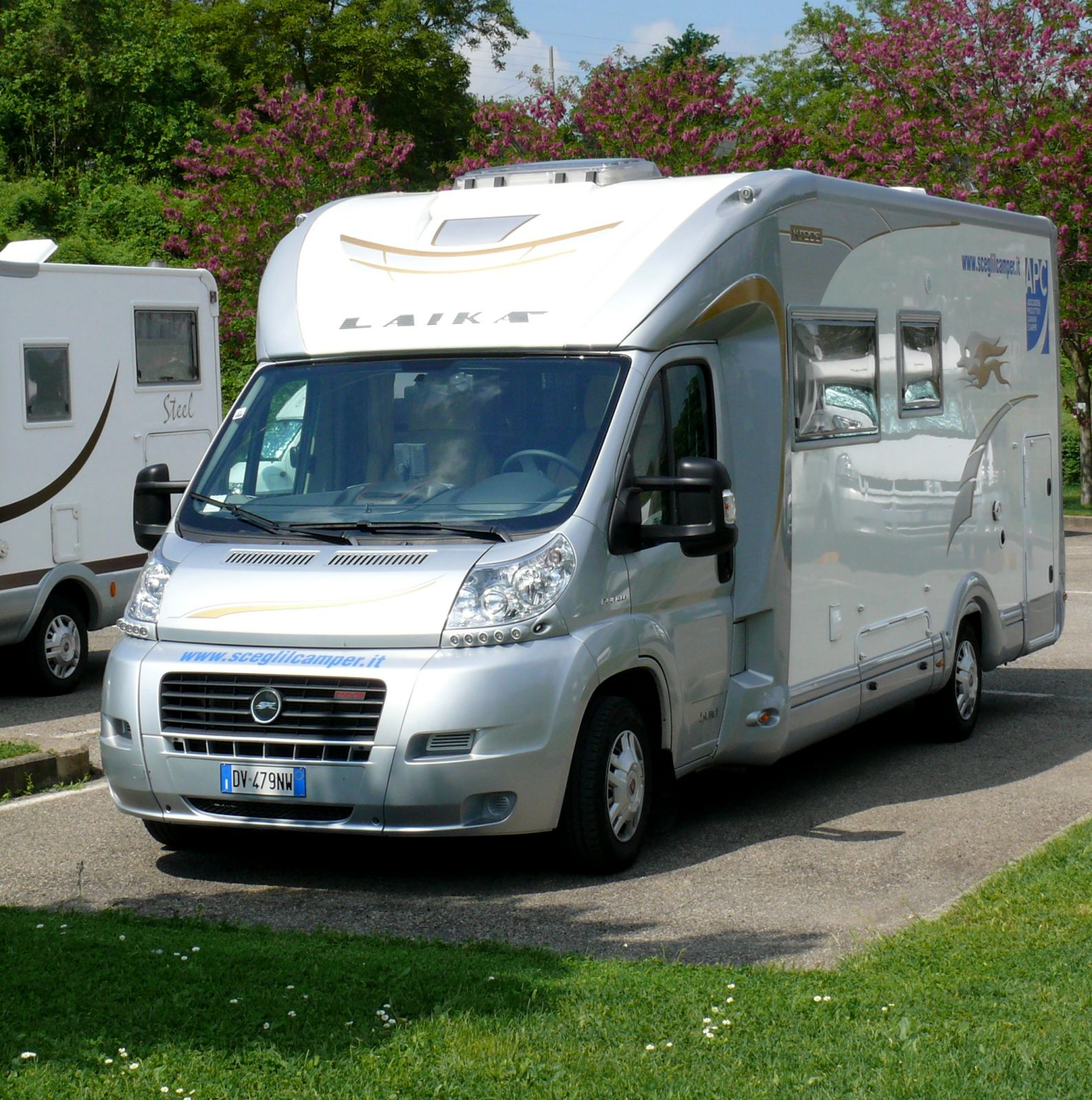 Orvieto, camper in sosta.