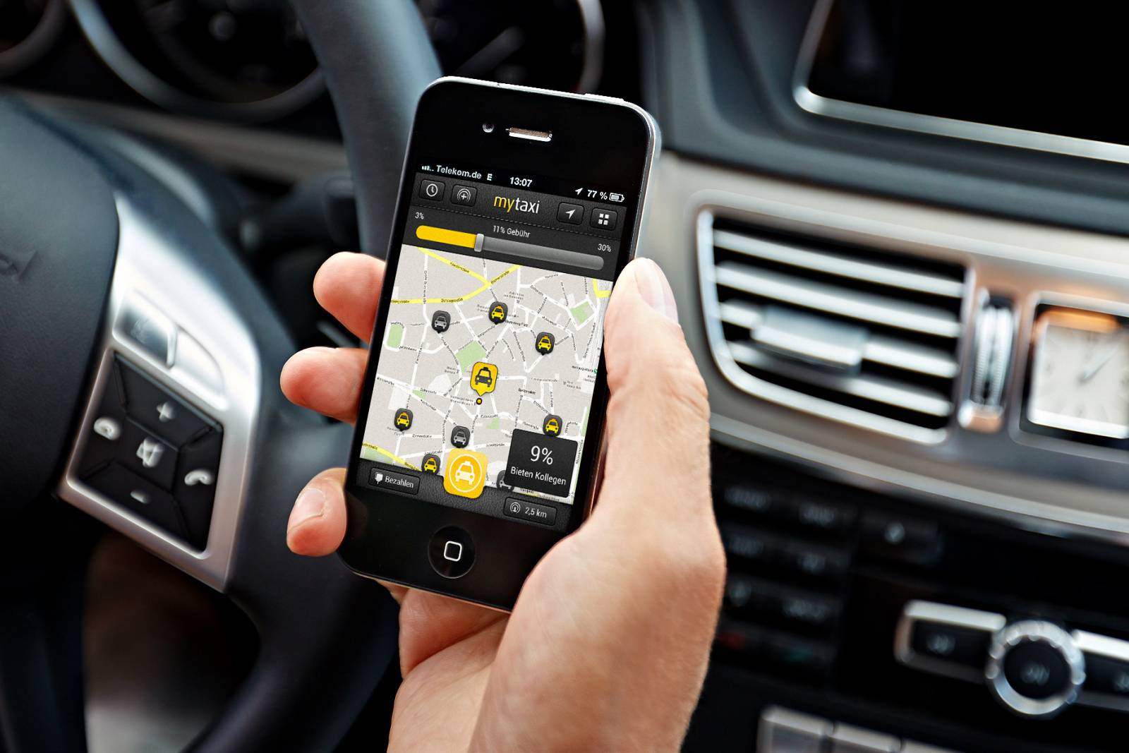 La app MyTaxi sbarca a Milano.