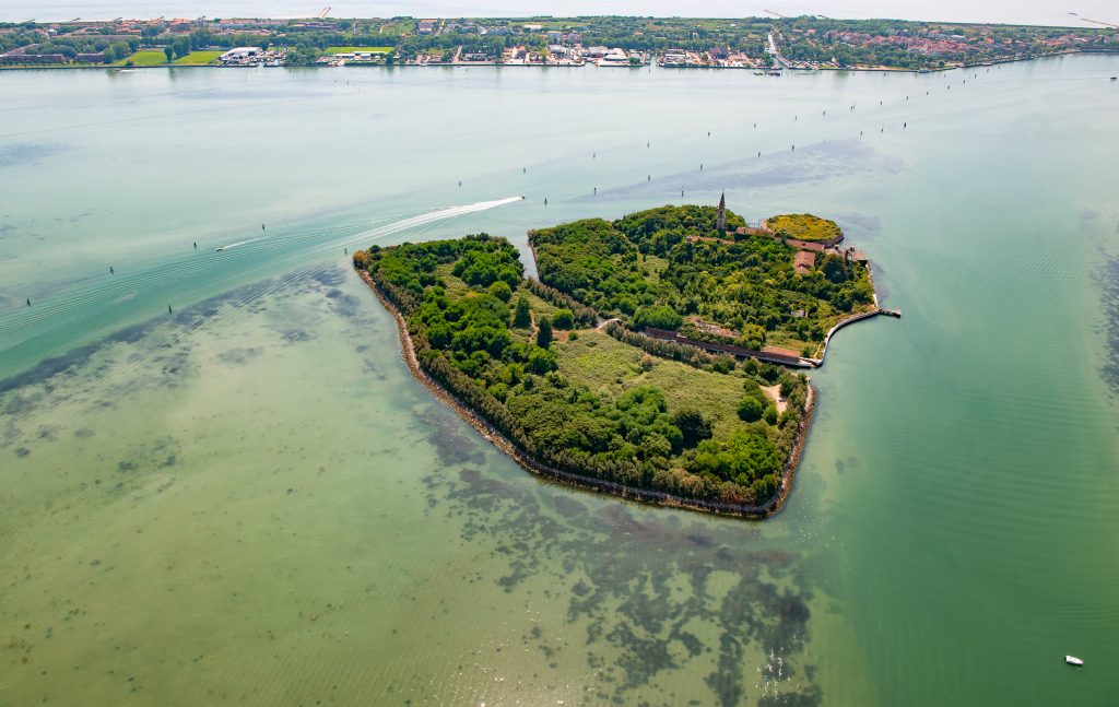 foto aerea di poveglia
