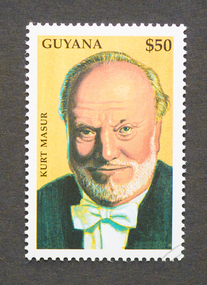 Un francobollo commemorativo di Kurt Masur - foto Shutterstockv