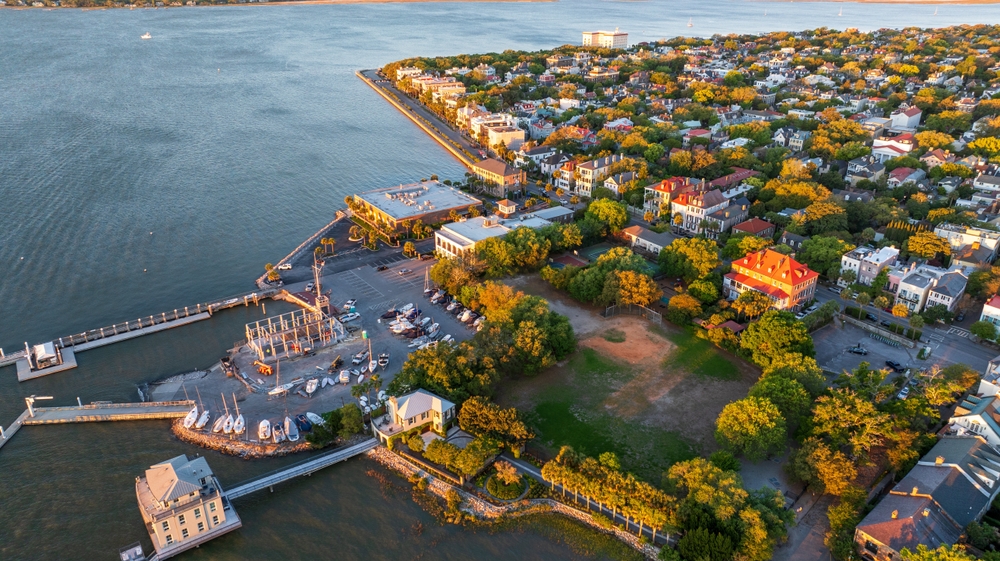 Panorama di Charleston dall'alto – foto Shutterstock