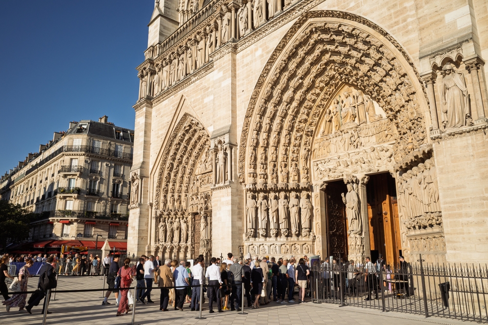 L'ingresso a Notre Dame 