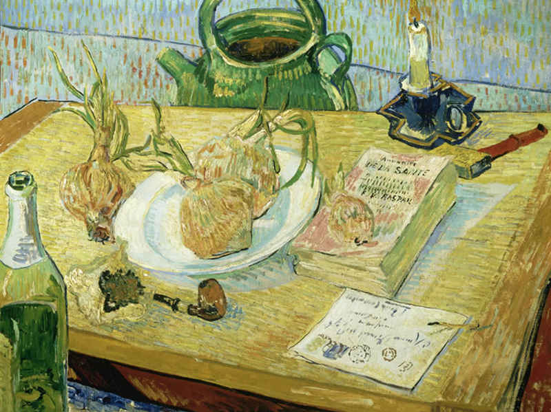 Vincent van Gogh, Natura morta con piatto di cipolle