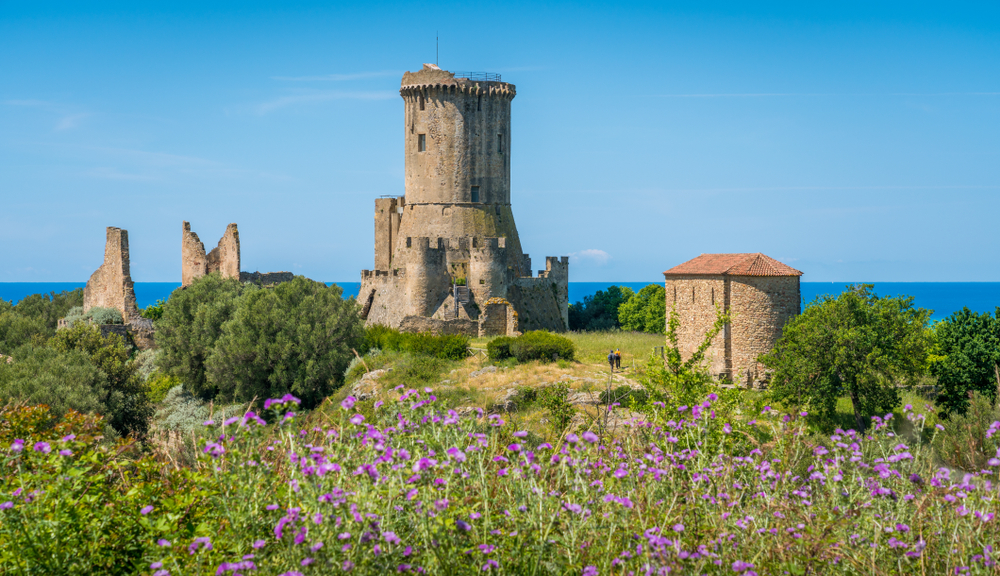 Vista sul sito archeologico di Velia